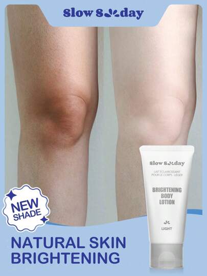 SlowSunday Brightening Body Lotion-Light, With Plant Oil, Vitamin E And Niacinamide, Even The Appearance Skin Tone, Nourishes The Skin, Natural Finish, Long-Lasting With Natural-Looking Glow, Suitable For Dating, Gatherings, And Going Out, Cozy Fall & Winter Styles, Suitable For Autumn Winter, Y2K, For Halloweens, Party & Gifts, Thanksgiving & New Year, Thank You Gift, For Christmas,  Christmas Gifts