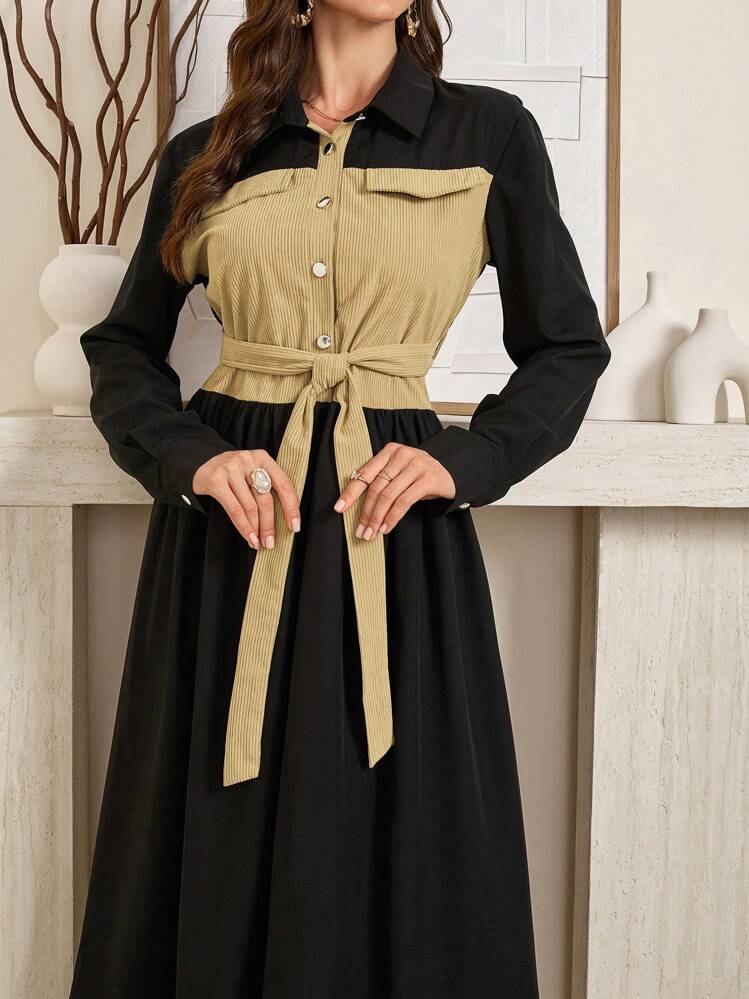 patchwork winter flare dress Mixed Media Eyelet Patchwork Print Fit and Flare Dress Multi