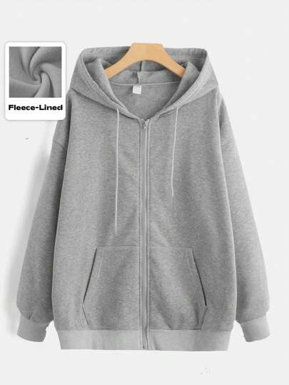 هودي مبطن بخط حراري، أكمام طويلة، ملابس مدرسية