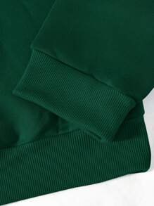 INAWLY Damska luźna bluza z nadrukiem w litery, długimi rękawami i opadającymi ramionami, jesienno-zimowa