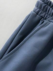 Manfinity EMRG Men's Street Style Flame Print Flared Sweatpants - Dark Grey - View 4