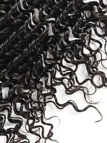 1pc Transparent Lace 13 X 4 Lace Frontal Deep Wave Human Hair Natural Black Color 150% Density 10-20 Inch Lace Frontal Human Hair Extension Ear To Ear Lace Frontal Pre Plucked With Baby Hair For Women