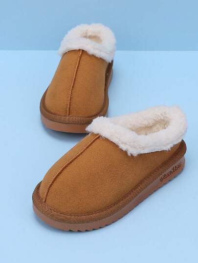 儿童保暖一脚蹬休闲雪地靴