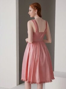 SHEIN Belle Ladies' Ball Gown Dress (Heavy-Duty Model) - Pink - View 2