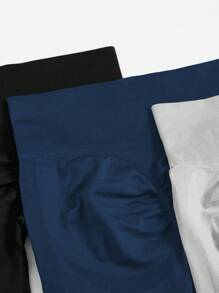 SHEIN Sports Women High Waist Seamless Fashion Outdoor Casual Exercise Yoga Elastic Sports Leggings - Multicolor - View 4