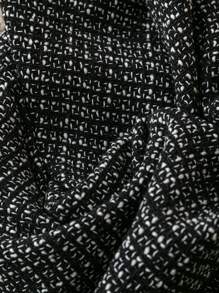 SHEIN Clasi 2 件套蕾丝拼布披肩领前纽扣长袖修身西装外套和裤子套装秋冬