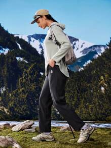 In My Nature Pantalones de senderismo con forro térmico para mujer para otoño/invierno, pantalones con calefacción