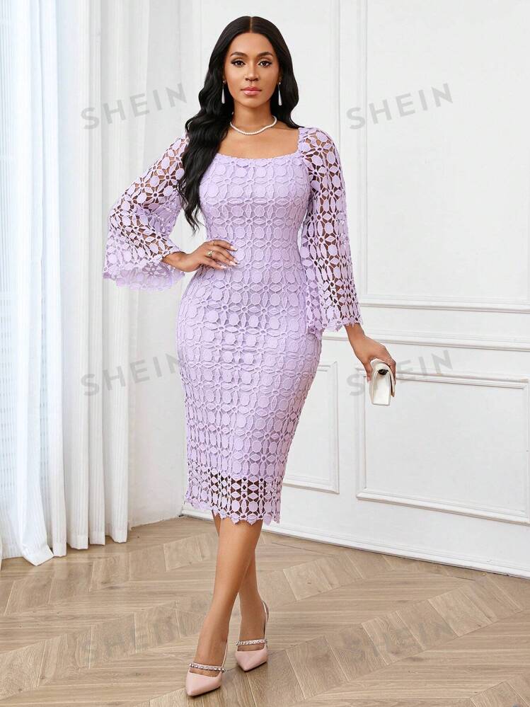Shein lace dress hotsell