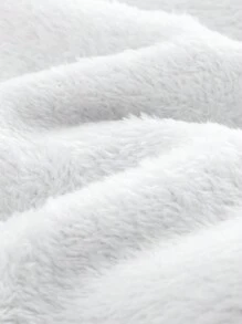 Cozy Pixies Baby Girl Raglan Sleeve Olive Oil Graphic Crewneck Sweatshirt - Light Grey - View 8