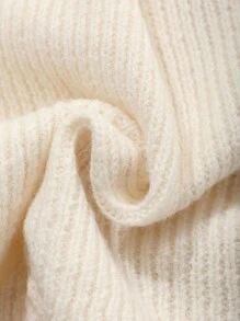 DAZY Twist Design Cropped Knit Trui Voor Dames