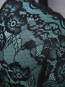1pc Plus Size Lace Wire Bra Lingerie