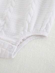 Cozy Pixies Baju Bayi Perempuan Lengan Panjang Ringan dengan Motif Beruang Lucu - Putih - View 4