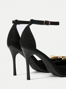 CUCCOO CHICEST Escarpins mode à talons hauts pour femmes avec bout pointu et cloutés