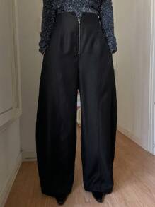 DAZY 女士高腰拉链休闲裤，适合 2000 年秋季服装