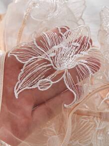 SHEIN 2pcs Skin-Toned Sexy Women Lingerie Set - Beige - View 5