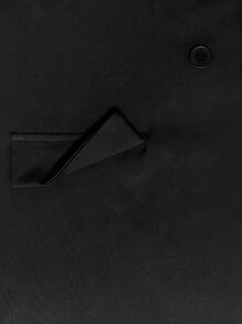 SHEIN LUNE Giacca da tailleur con revers a punta in tessuto autunnale per donna