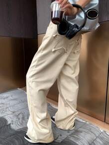 DAZY Nuevos jeans de mujer de mezclilla holgados y casuales de otoño - Azul - Ver 5