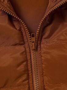 男婴/女婴 2 件套服装：棕色长袖熊印花上衣和裤子，秋冬 - 彩色 - 查看 4