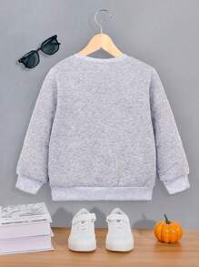 Young Boys Fleece Sweatshirt, Winter, Graphic Pumpkin Printed Design, Sizes 4Y/5Y/6Y/7Y, Text: "It's Fall Y'all"