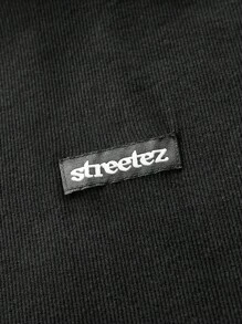 Manfinity VCAY Men's Loose Fit Black & White Color Block Crew Neck Knitted Vest Set, Suitable For Summer