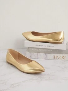 SHUZIA Giày đi bộ bằng da PU màu vàng nhạt thoải mái cho nữ Giáng sinh Thu Đông Năm mới Quà tặng ngày lễ Valentine Giày mùa hè Valentine - Vàng - Xem 4