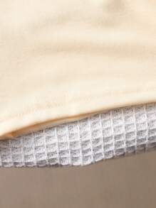 SHEIN Vintaside Kids 5 件套男婴纯色圆领长袖 T 恤，适合休闲、日常穿着和派对、所有季节、秋季上衣 - 彩色 - 查看 3