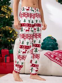 Men's All-Over Print Lounge Pants - Multicolor - View 7