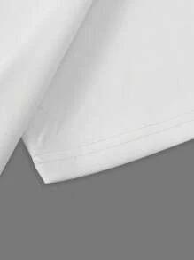 Manfinity Homme Áo thun nam tay ngắn cổ tròn in chữ thường ngày - Nhiều màu - Xem 3