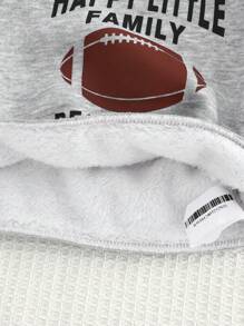 Cozy Pixies Baby Girl Raglan Sleeve Olive Oil Graphic Crewneck Sweatshirt - Light Grey - View 5