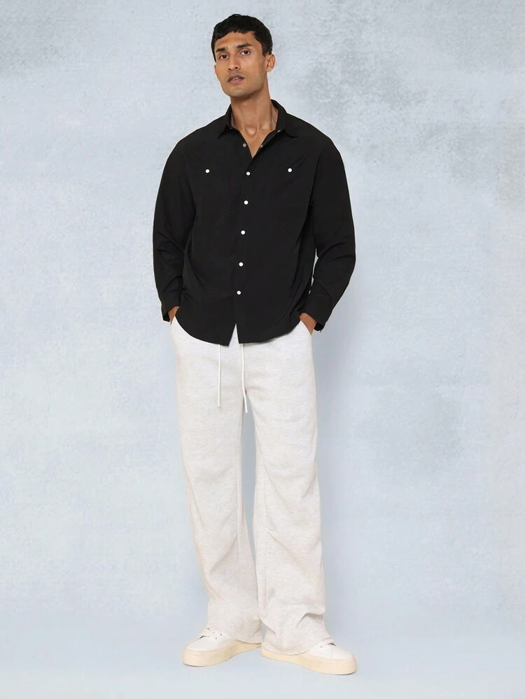 Regular Fit Western Poplin Shirt