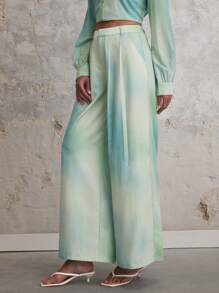 SHEIN Unity Quần âu thường ngày Gradient dành cho nữ có túi, giải trí hàng ngày - Nhiều màu - Xem 5