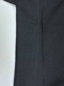 Chiquease Ladies' Solid Color Simple Daily Wear Long Sleeve Woolen Coat Fall Cloth For Women - Black - View 8
