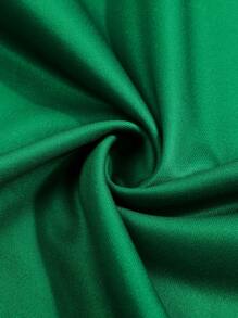 Manfinity Campus Court Aesthetic Post--Men's Casual Slogan Printed Crew Neck Long Sleeve Sweatshirt, Spring Autumn,Fall Men Clothes - Green - View 3