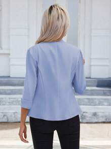 SHEIN Clasi Blazer à manches raglan affinant la taille pour femmes