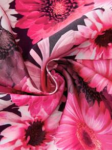 Manfinity VCAY Men's Loose Fit Digital Print Hooded Long Sleeve Jacket, For Fall Winter - Red - View 7