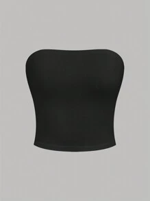 SHEIN Girlism Teen Girls Buy 1 Get 5 Free 6pcs/Set Casual Tube Top Outfits - Baby Blue - View 7