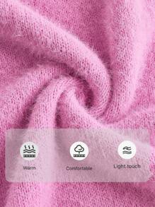 Forever 21 Pink Mohair Midi Skirt, Autumn/Winter