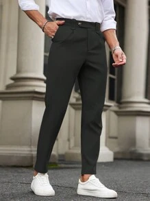 Manfinity Bizformal Pantalon cargo casual de tous les jours à jambe droite pour hommes