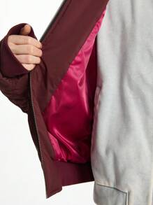 Manfinity VCAY Men's 100% Polyester Woven Racing Suit Jacket With Applique, Suitable For Winter - Red - View 8