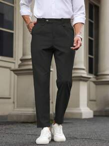 Manfinity Bizformal Pantalon cargo casual de tous les jours à jambe droite pour hommes