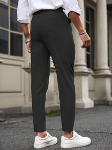 Manfinity Bizformal Pantalon cargo casual de tous les jours à jambe droite pour hommes