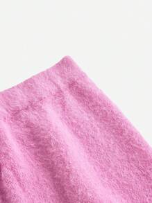 Forever 21 Pink Mohair Midi Skirt, Autumn/Winter