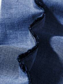 SHEIN Teen Boy Casual Fashion Blue Comfort Stretch Jeans For Dailywear And Back To School Boys Cool/Boys Thanksgiving Costume Dailywear And Fall/Winter Teen Boy - Dark Wash - View 6