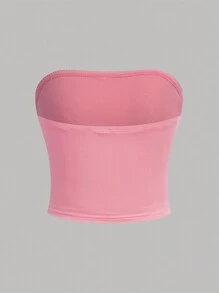 SHEIN Girlism Teen Girls Buy 1 Get 5 Free 6pcs/Set Casual Tube Top Outfits - Baby Blue - View 10