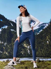 In My Nature Maglietta a maniche lunghe da donna per attività all'aperto, come campeggio, escursioni e pendolarismo in città