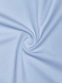 Slaydiva Robe droite en tricot basique, décontractée, sans manches, à encolure ronde, violet clair, stretch, mini, pour dames - C - Bleu ciel - Voir 8