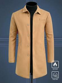 Manfinity Homme 男士纯色针织休闲夹克，秋冬