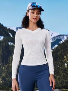 In My Nature Maglietta a maniche lunghe da donna per attività all'aperto, come campeggio, escursioni e pendolarismo in città