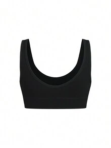 Ocili حمالة صدر بسيطة بأربطة متقاطعة لاسلكية و لا تترك آثاراً - الأسود - مشاهدة 2