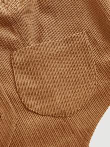 SHEIN MOD Women's Solid Color Simple Casual Sleeveless Tank Top In Fall/Winter - Camel - View 4